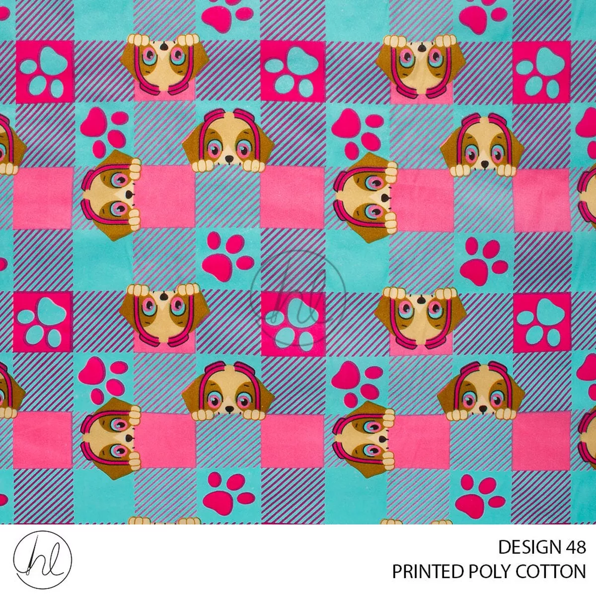 Printed Poly Cotton 112cm 55