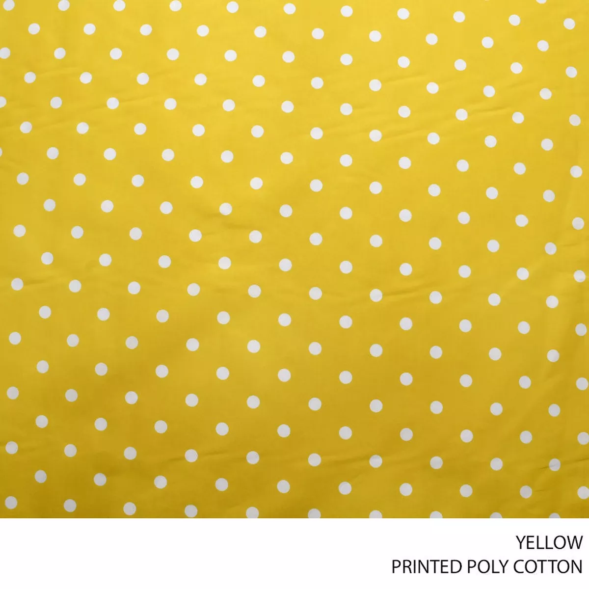 PRINTED POLY COTTON D#1 YELLOW ROLL ROLL 001