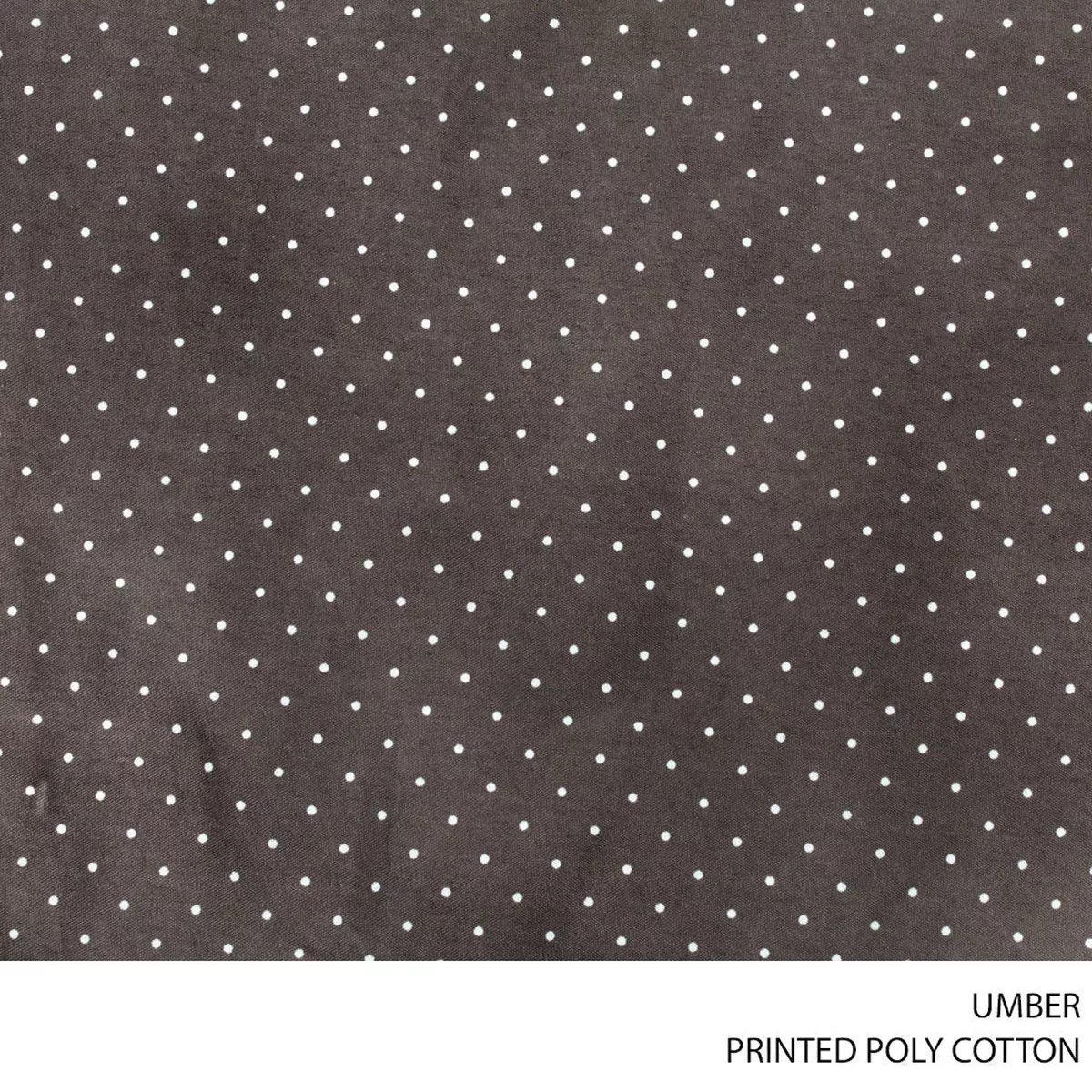 PRINTED POLY COTTON D#1046 UMBER ROLL ROLL 001