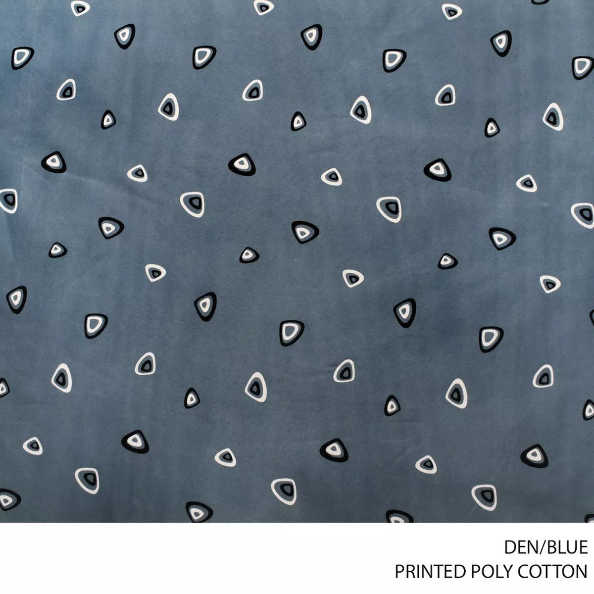 PRINTED POLY COTTON D#3 DEN/BLUE ROLL ROLL 001