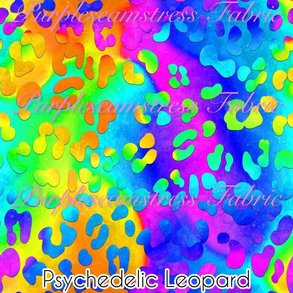 Psychedelic LeopardFabric