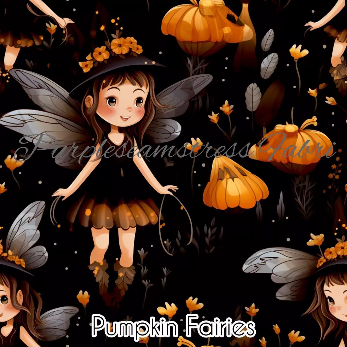 Pumpkin FairiesFabric