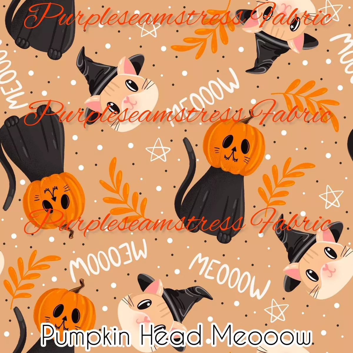 Pumpkin Head MeooowFabric