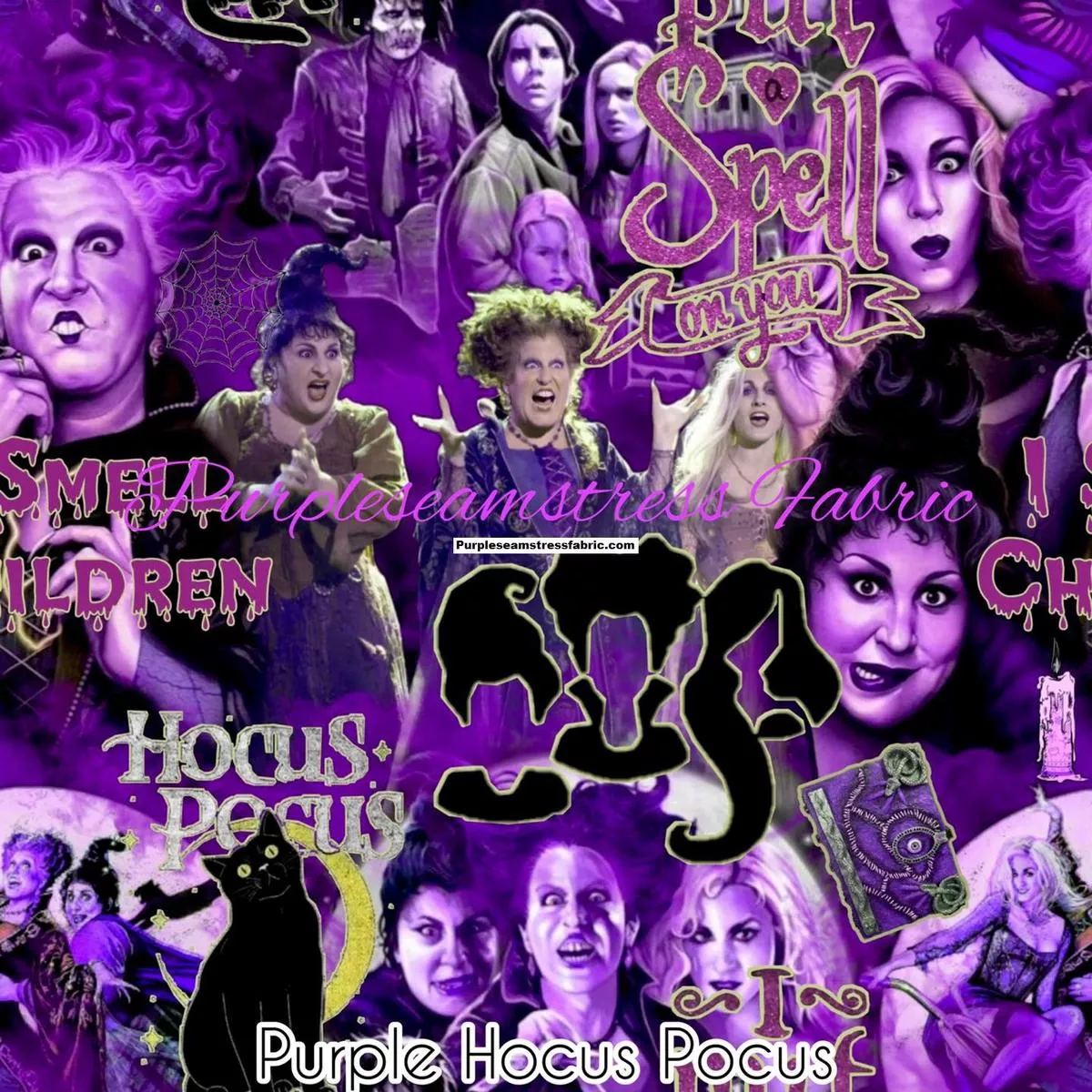 Purple Hocus PocusFabric