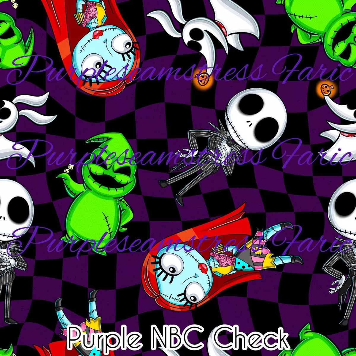 Purple NBC CheckFabric