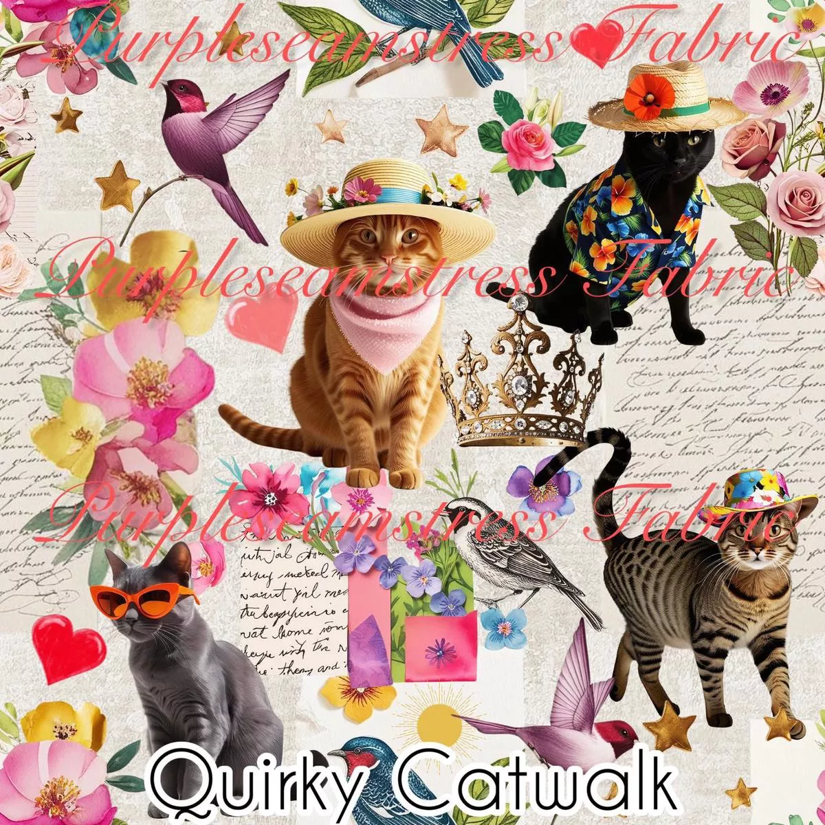 Quirky CatwalkFabric