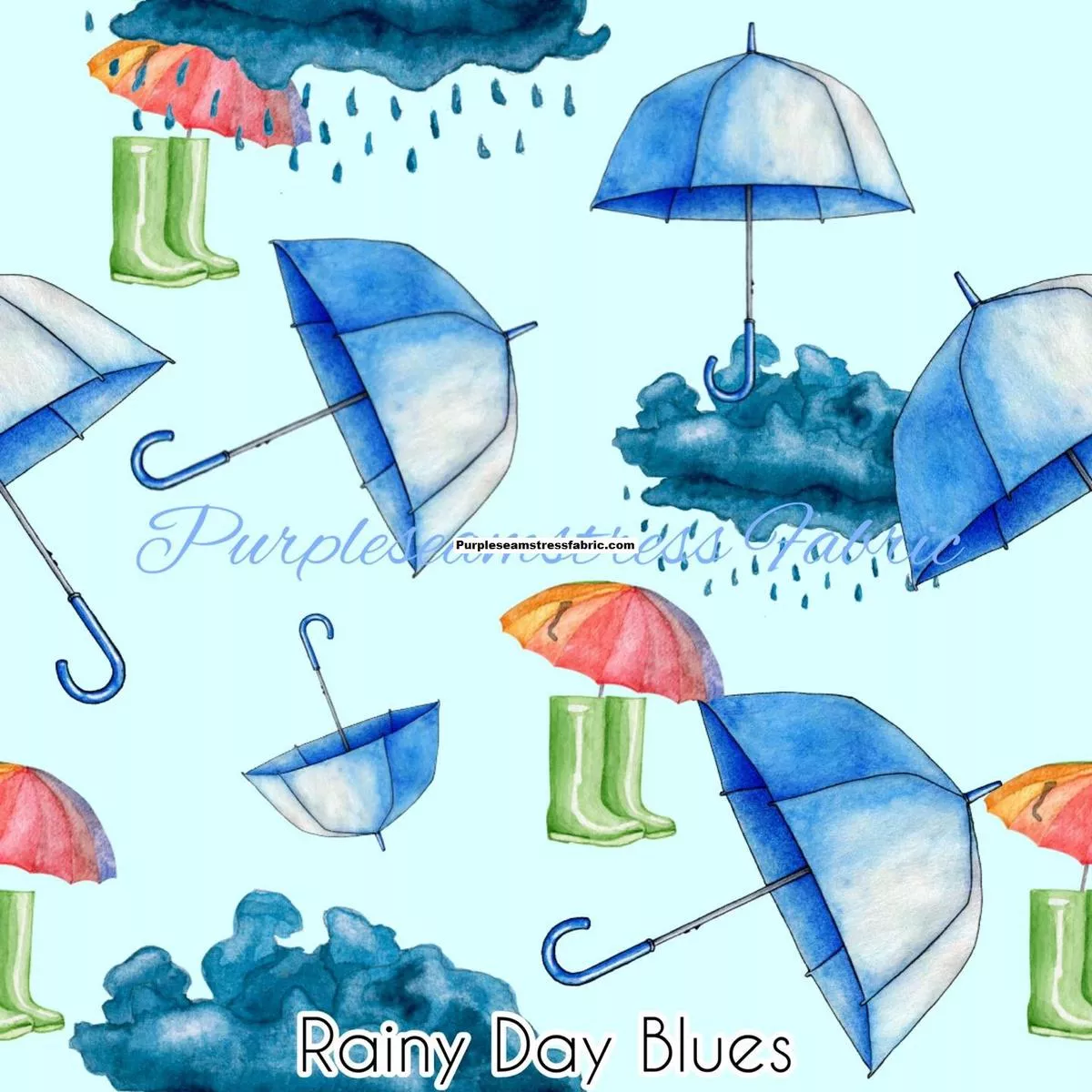 Rainy Day BluesFabric