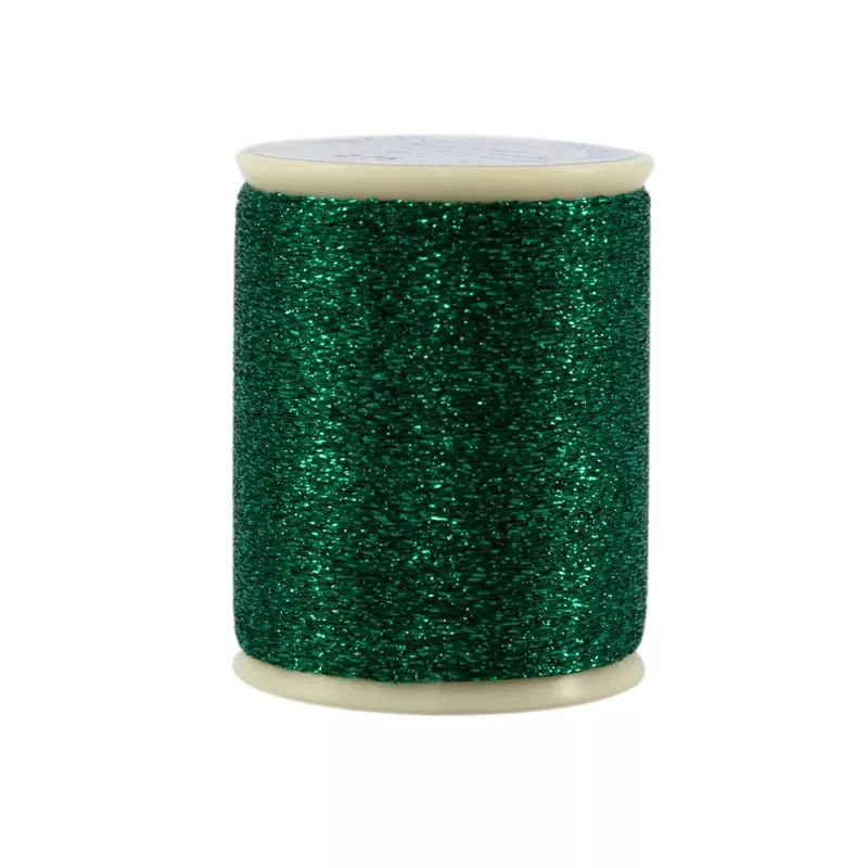 Razzle Dazzle Polyester Metallic Thread – Jazzy Jade – 8wt 110yds