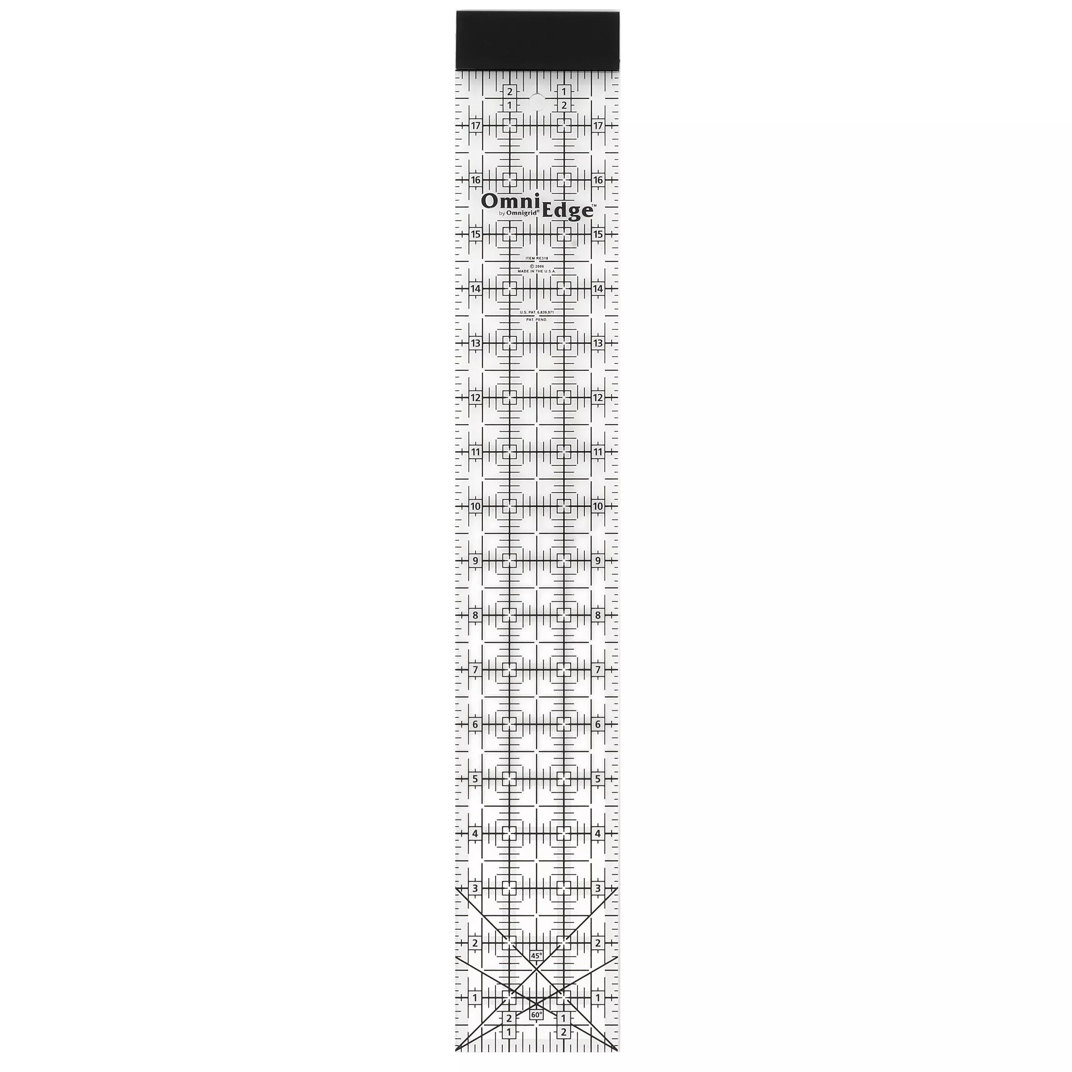 Rectangle Ruler with Removable Lip