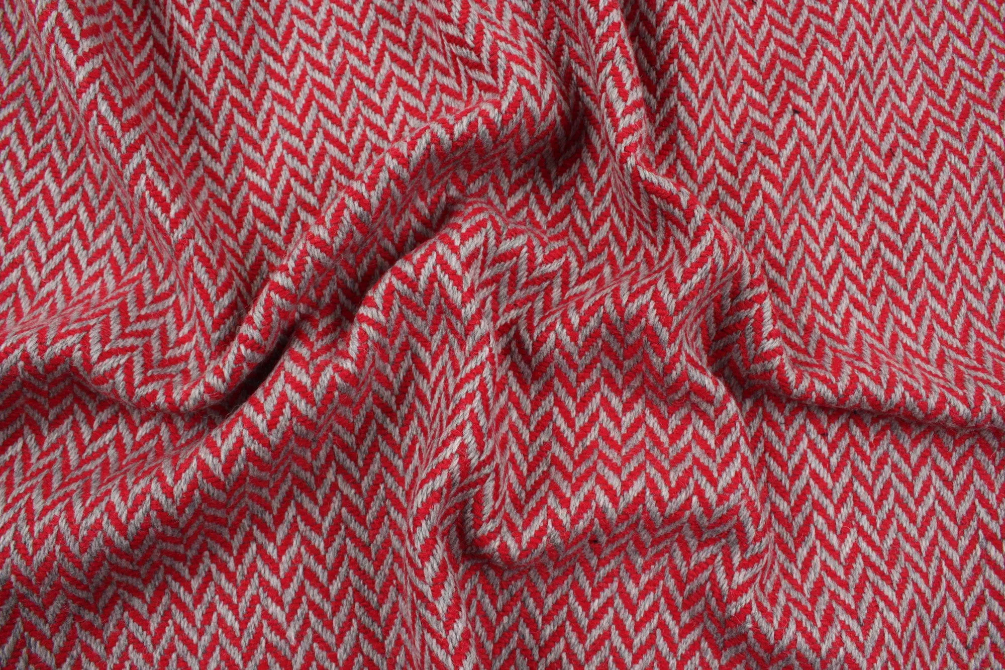 Recycled Wool Blend – Bicolor Chevron