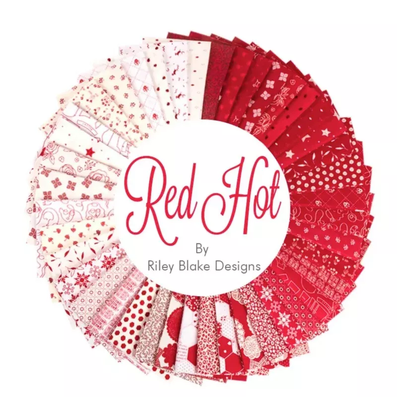 *#Red Hot FQ Bundle 42pcs