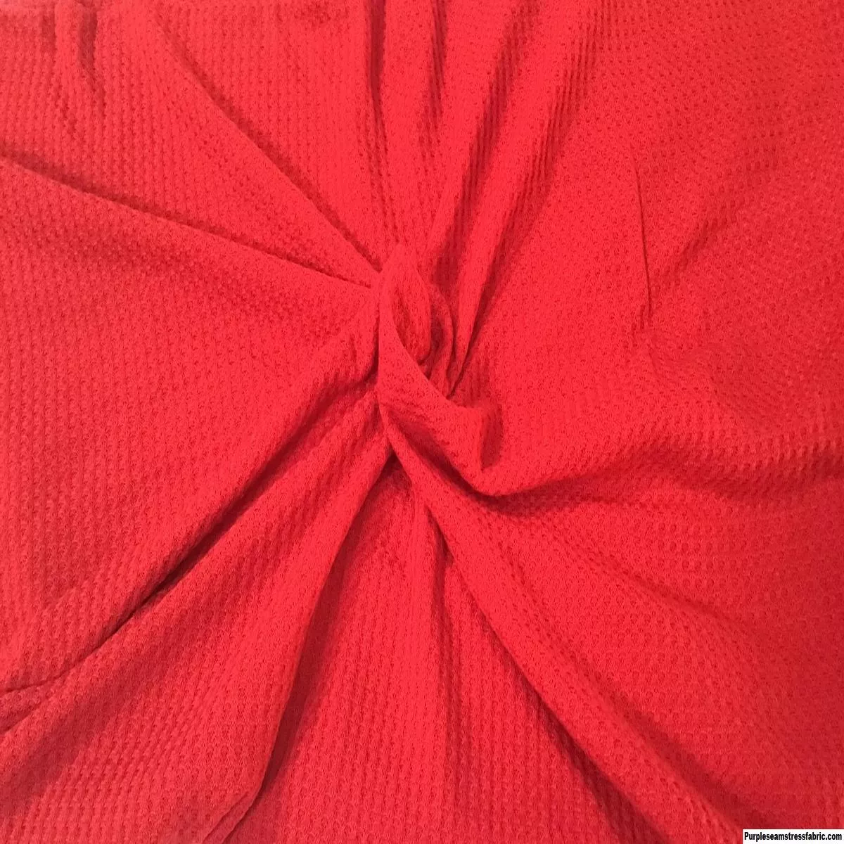 Red WaffleFabric
