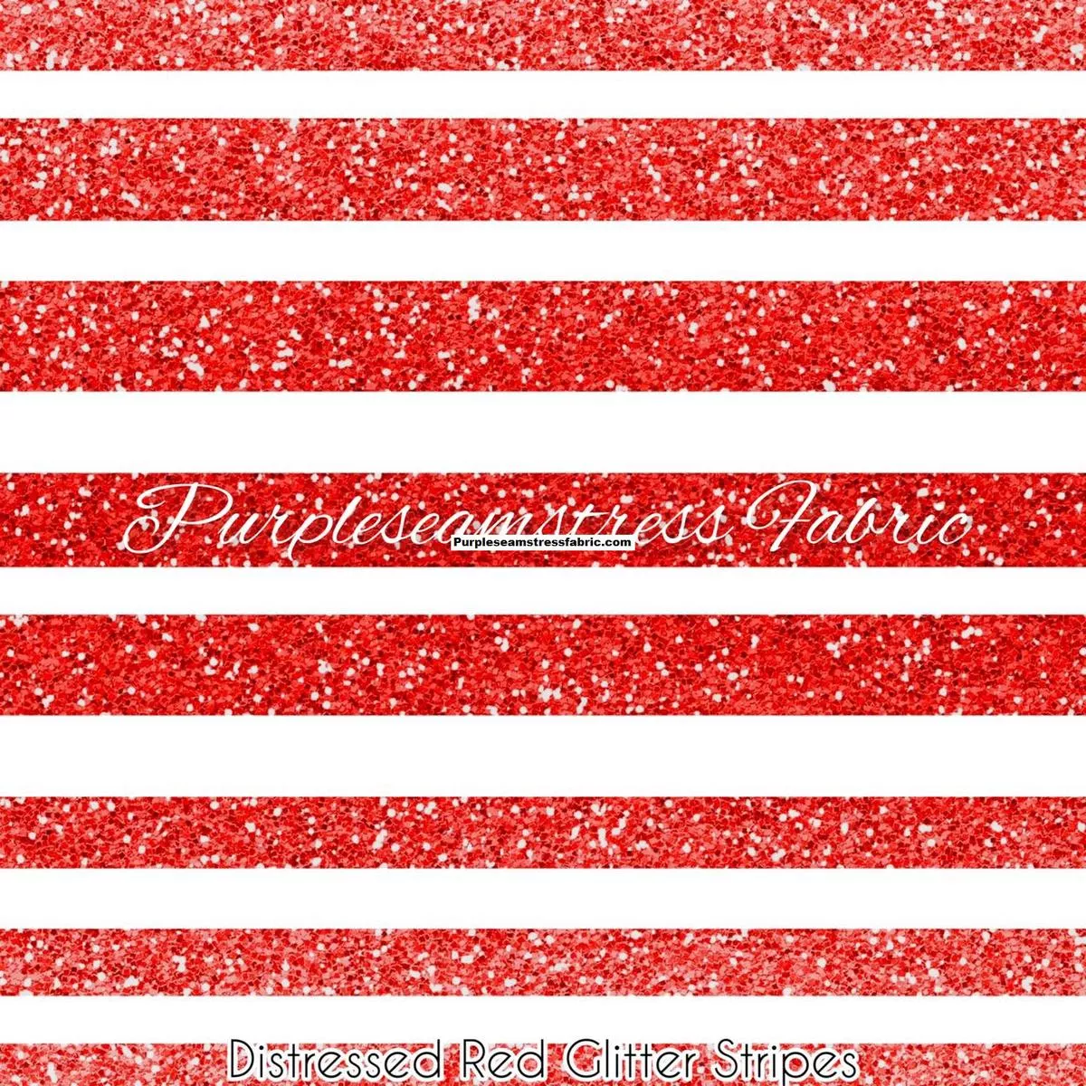 Red & White Glitter Stripes …