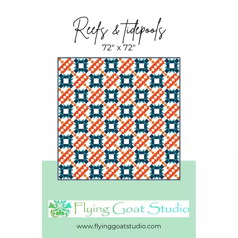REEFS & TIDEPOOLS Quilt Pattern by Flying Goat Studio