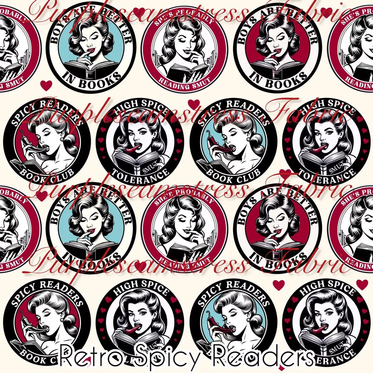 Retro Spicy ReadersFabric