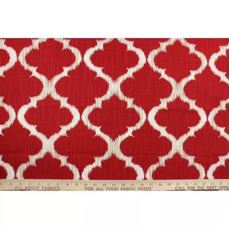 Richloom Kobe in Cherry|Per Yard&6 X 6 Sample