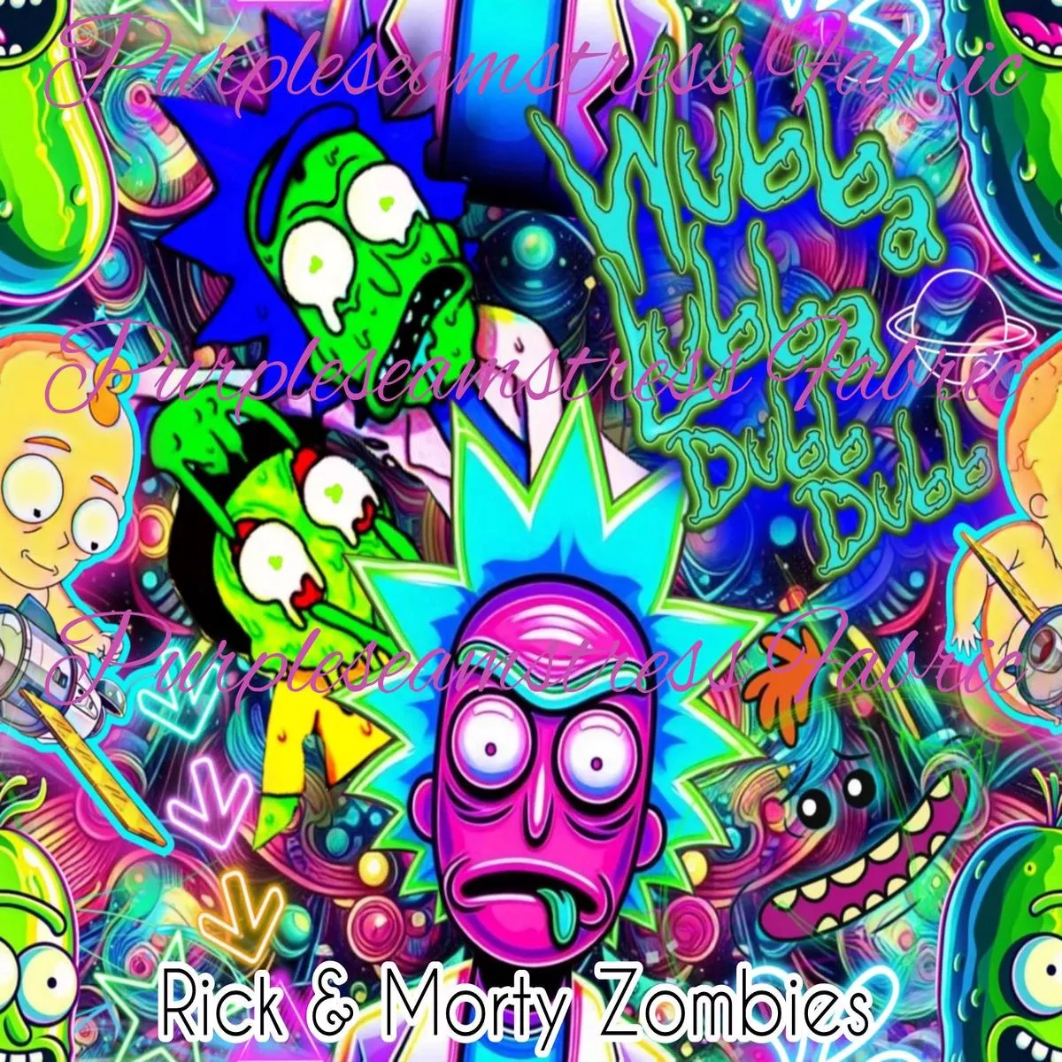 Rick & Morty ZombiesFabric