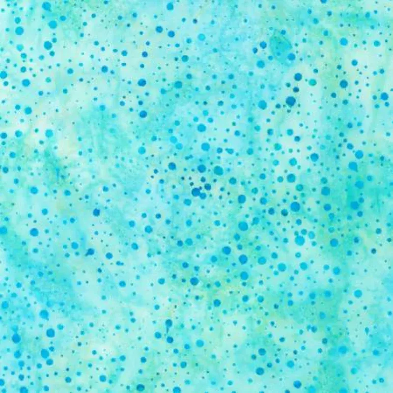 Robert Kaufman – Dots Azure Batik – 1/2 YARD CUT