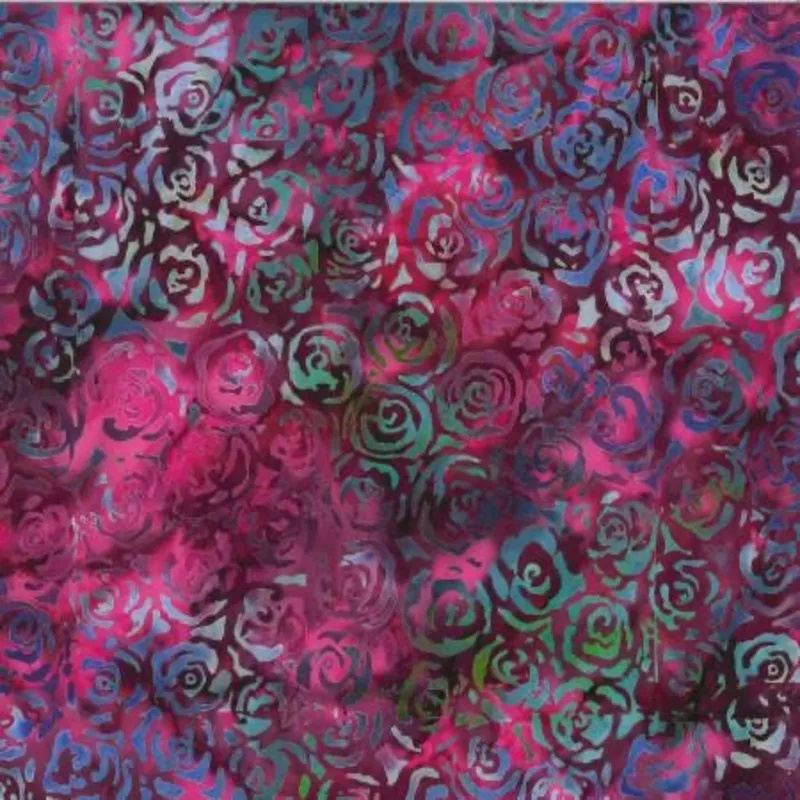 Ruby Bali Batik U2504H-143 by Hoffman Fabrics