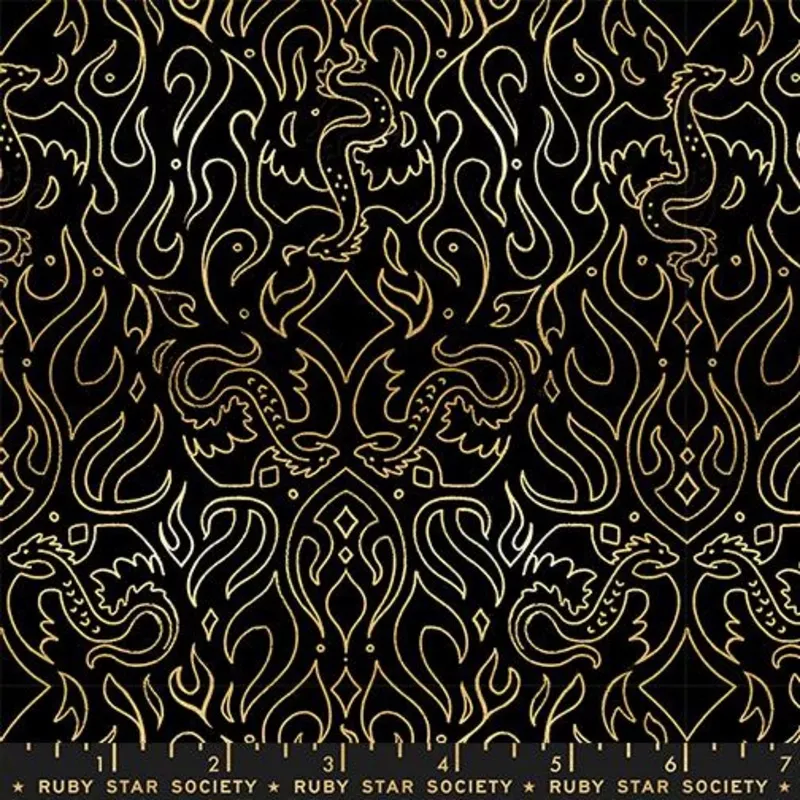 Ruby Star Society Fire Glow Scribe Metallic Black