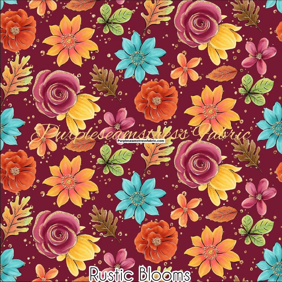 Rustic BloomsFabric