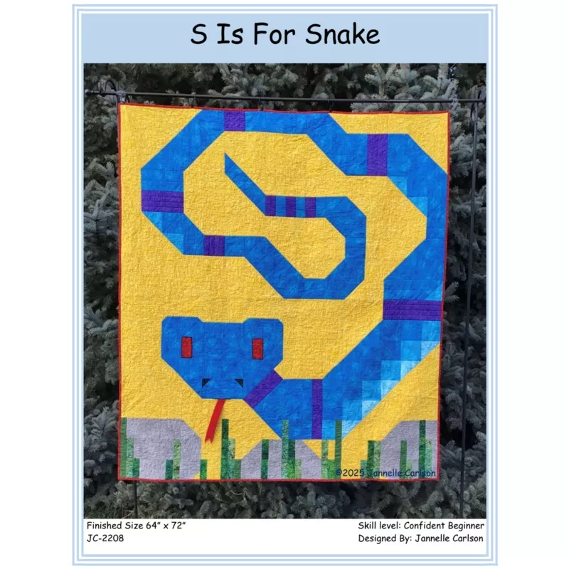 S Is For Snake Downloadable Pattern