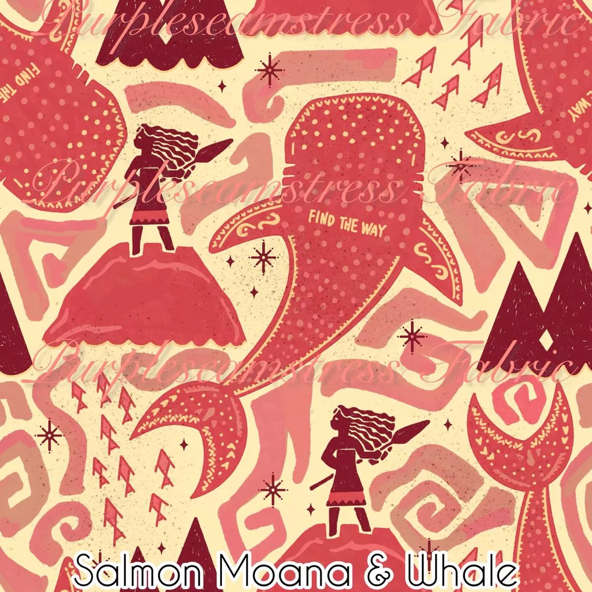 Salmon Moana & WhaleFabric