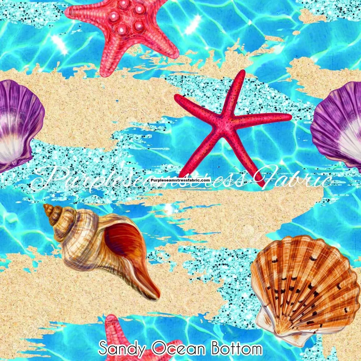 Sandy Ocean BottomFabric