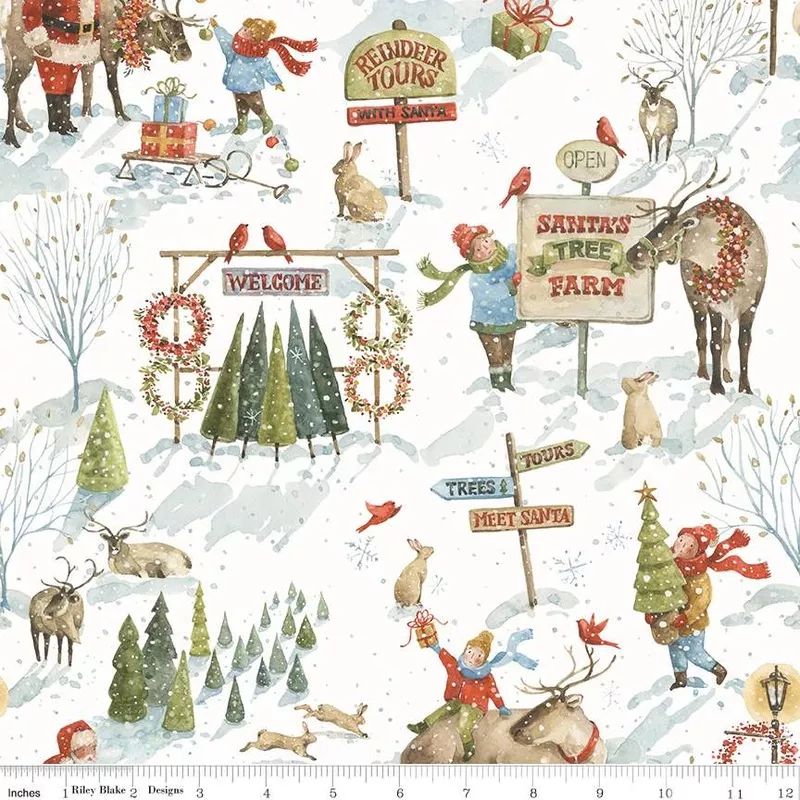 Santa’s Tree Farm Main Snowy