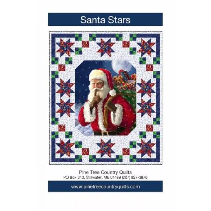 Santa Stars Quilt Pattern