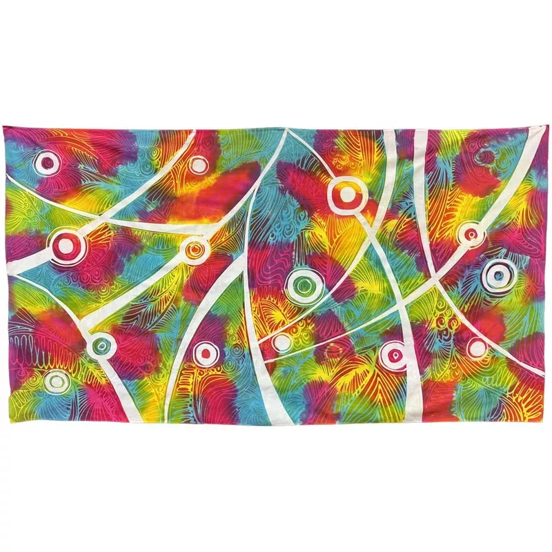 Sarong, Hand Drawn Batik Tulis, Multi-Colored