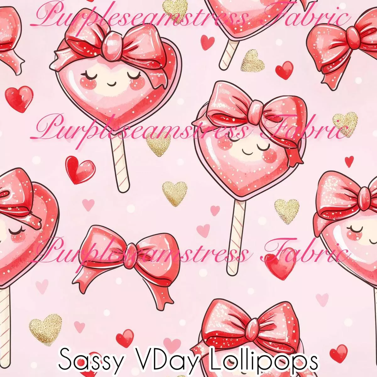 Sassy Vday LollipopsFabric