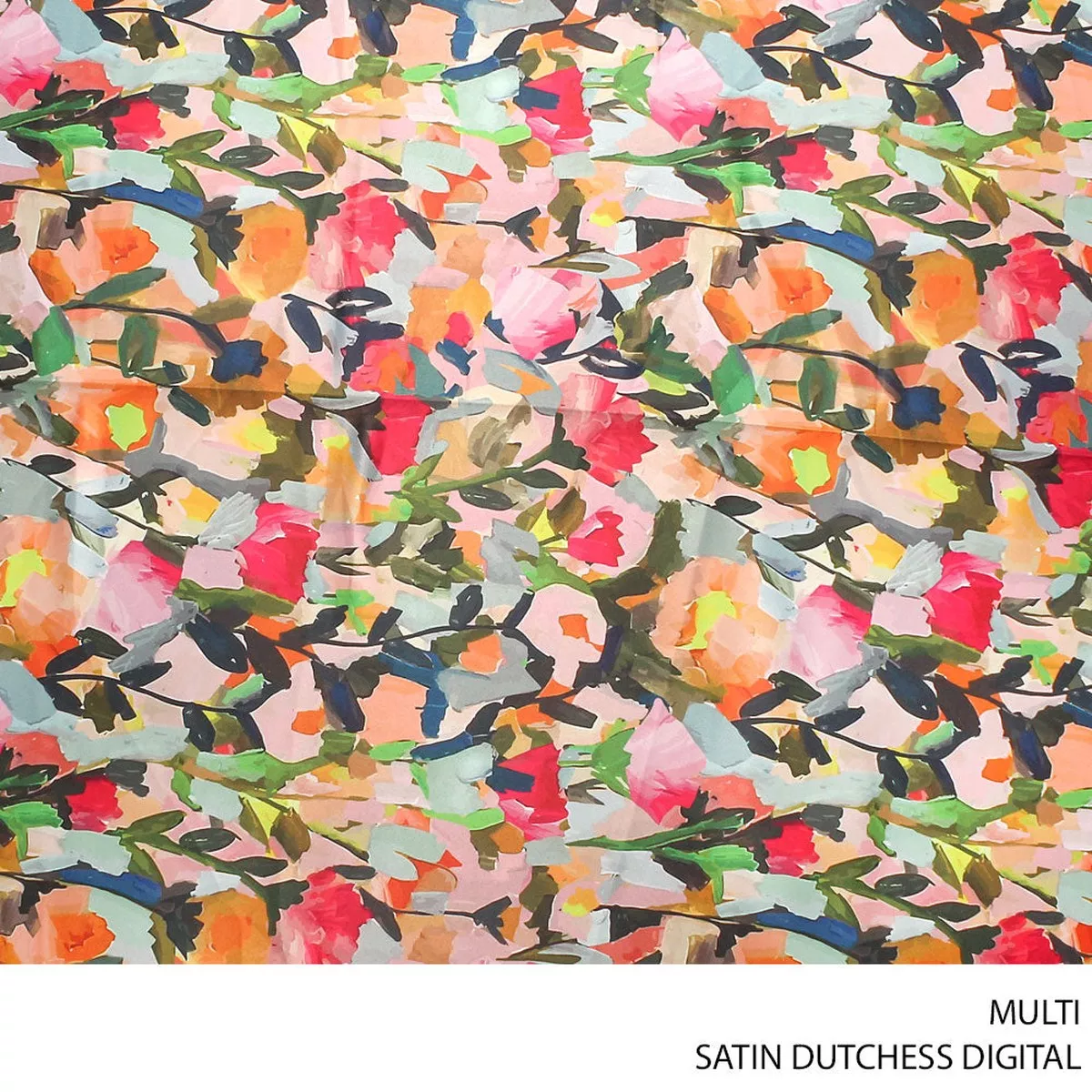 SATIN DUTCHESS DIGITAL FABRIC MULTI