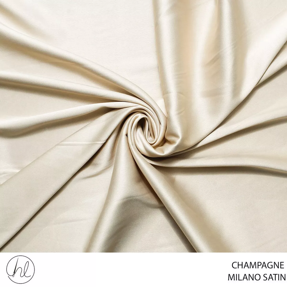 Satin Milano Fabric 150cm Champagne