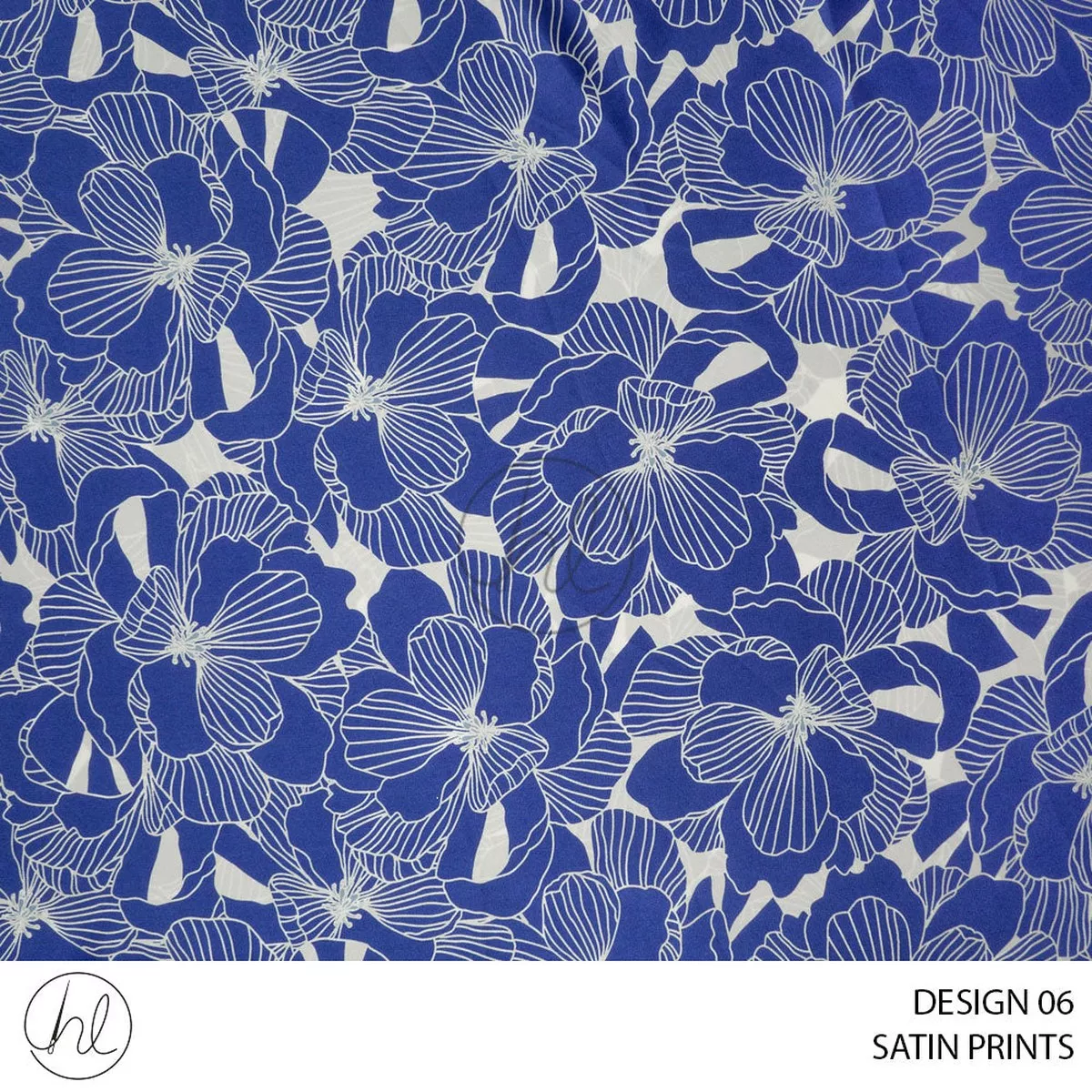 Satin Print 51 Royal Design 06 150cm Per M