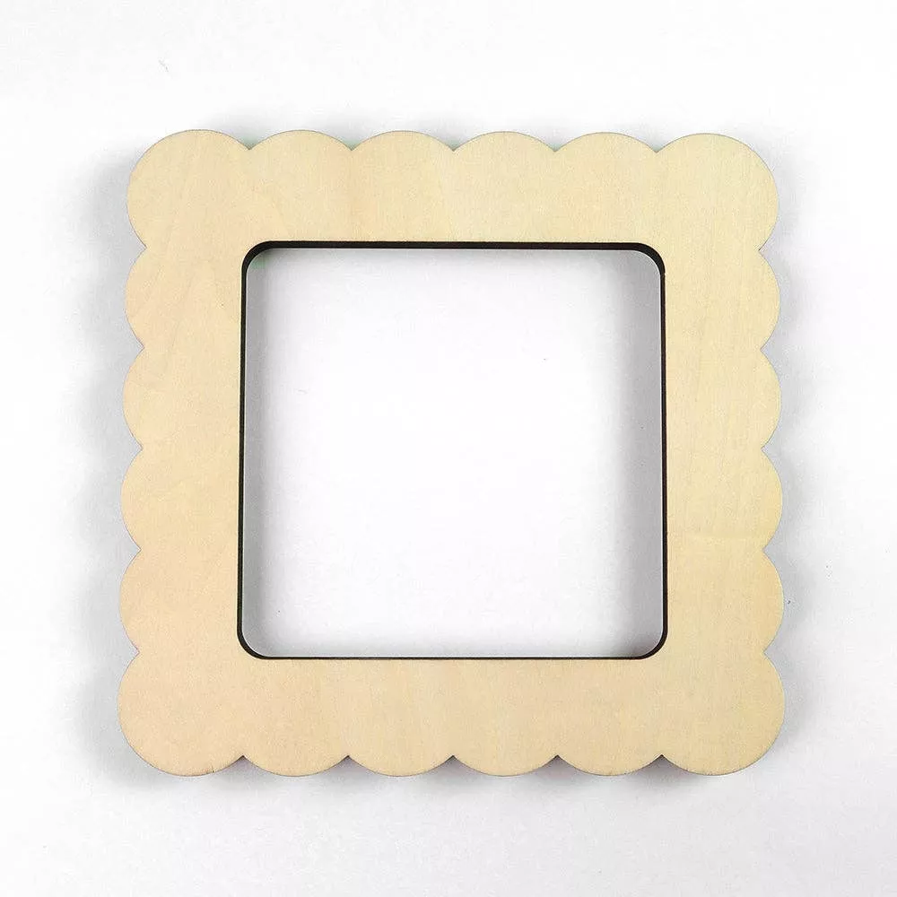 Scallop Square Medium Needlepoint Stretcher Frame
