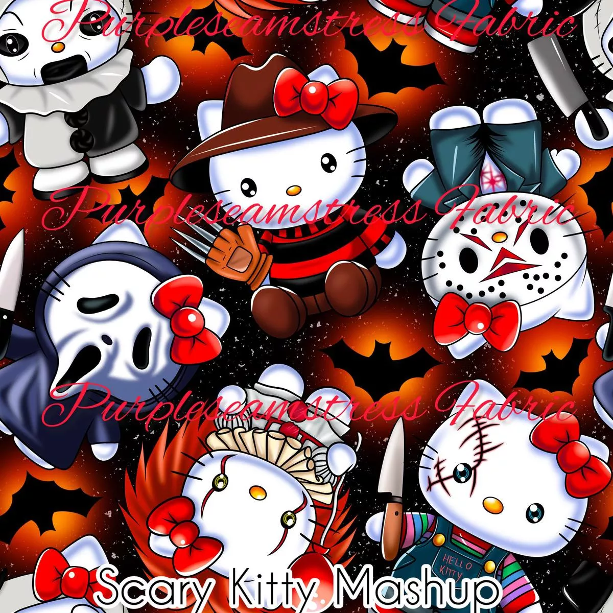 Scary Kitty MashupFabric