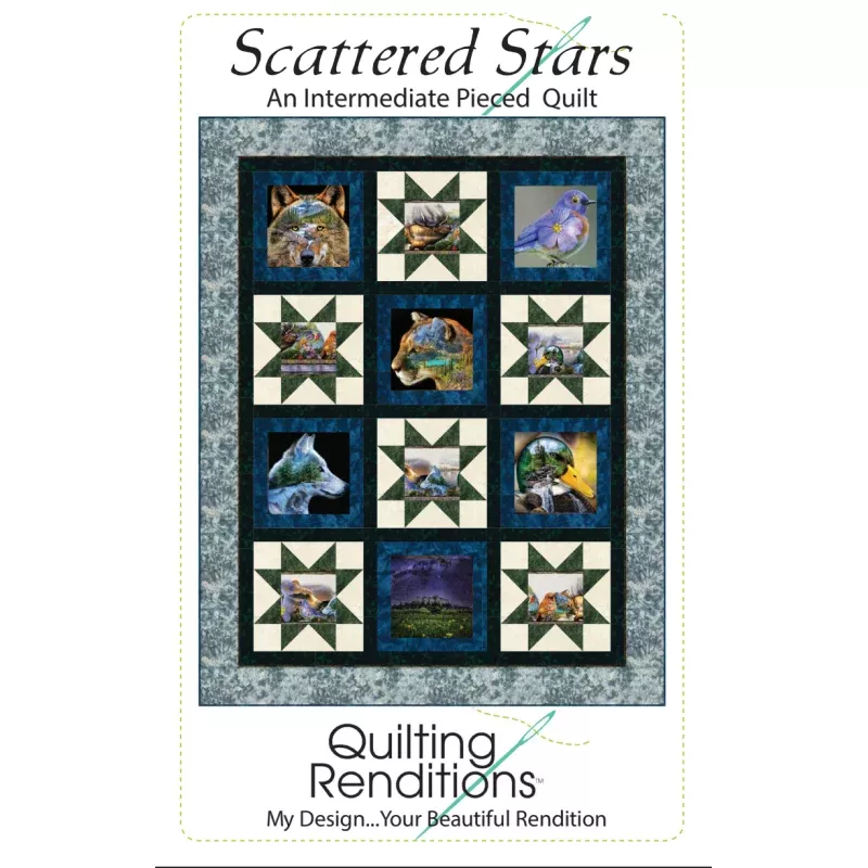 Scattered Stars Downloadable Pattern