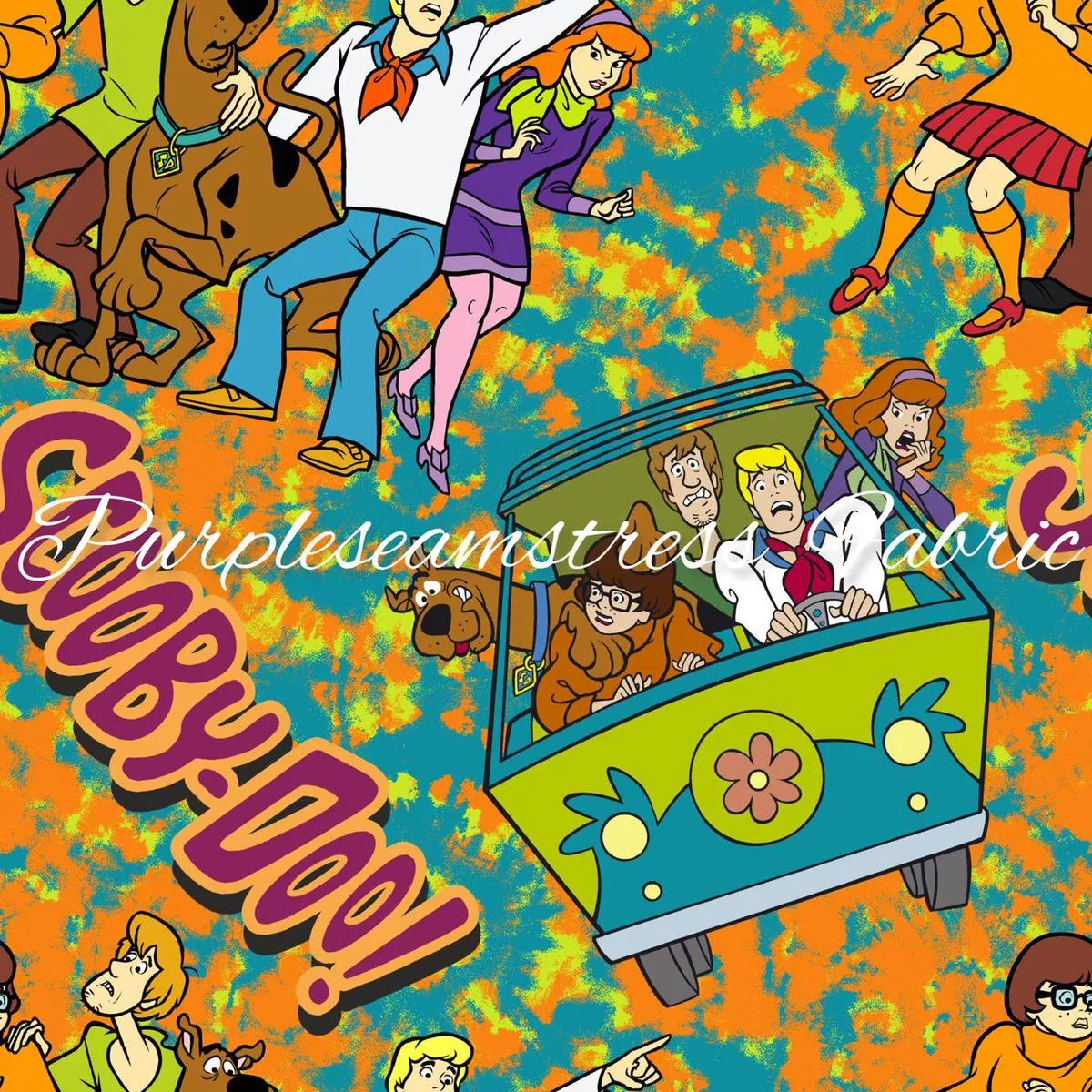 Scooby Doo SplatterFabric