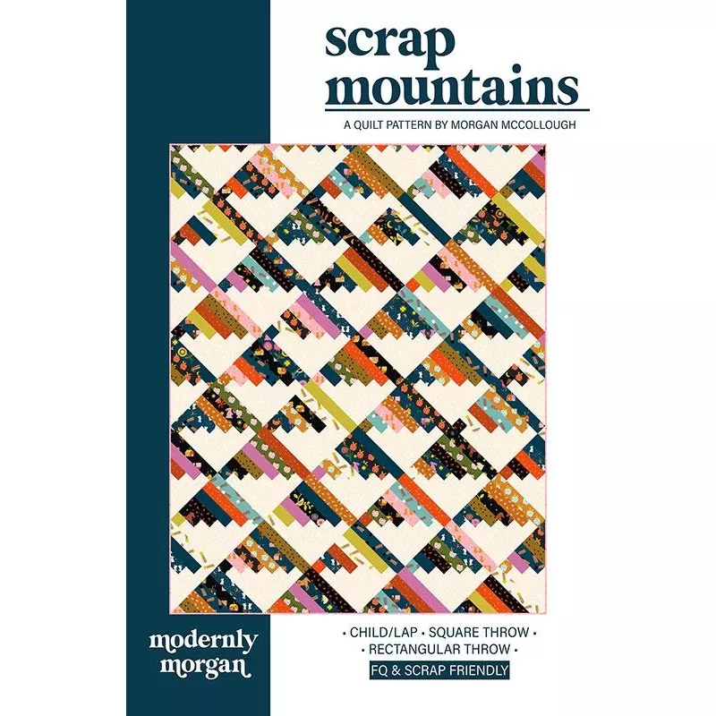 Scrap Mountains Quilt Pattern by Modernly Morgan