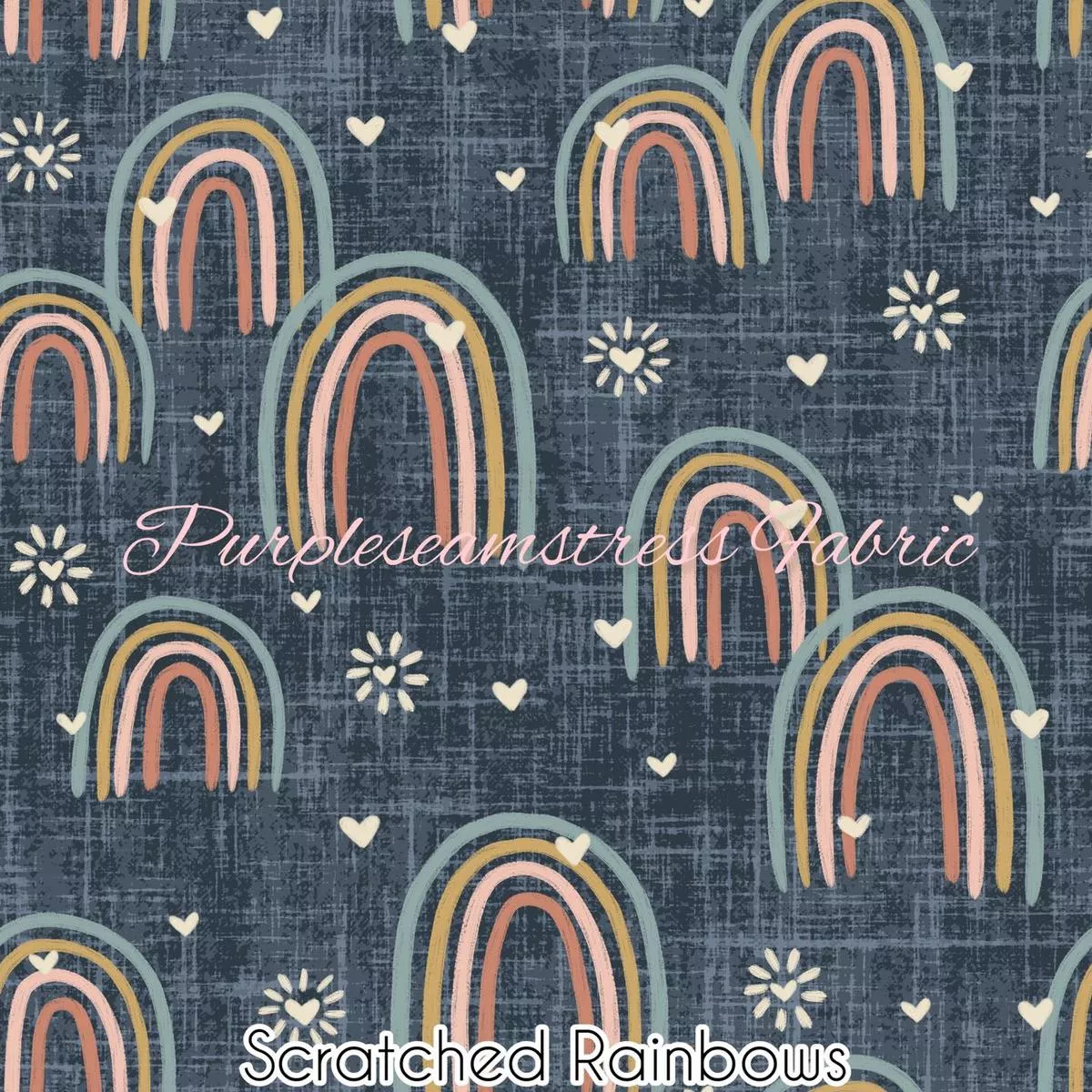Scratched RainbowsFabric