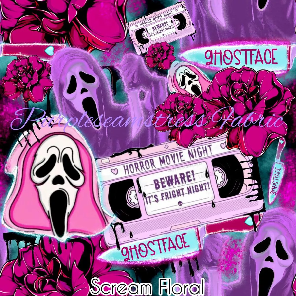 Scream FloralFabric