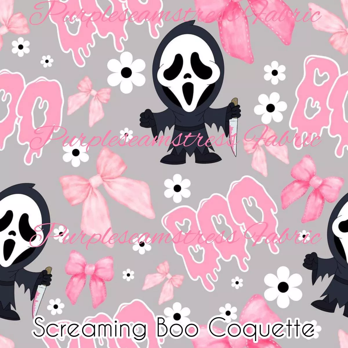 Screaming Boo CoquetteFabric