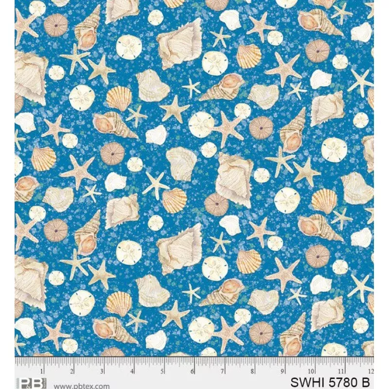 Sea Whispers – Seashells Blue
