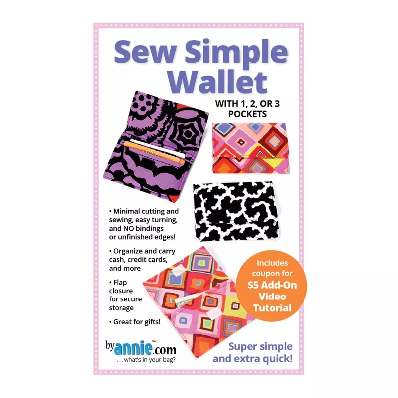 Sew Simple Wallet Pattern