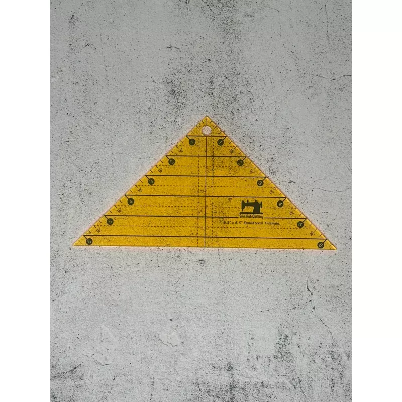 Sew Yeah Ruler 6.5″ Triangle