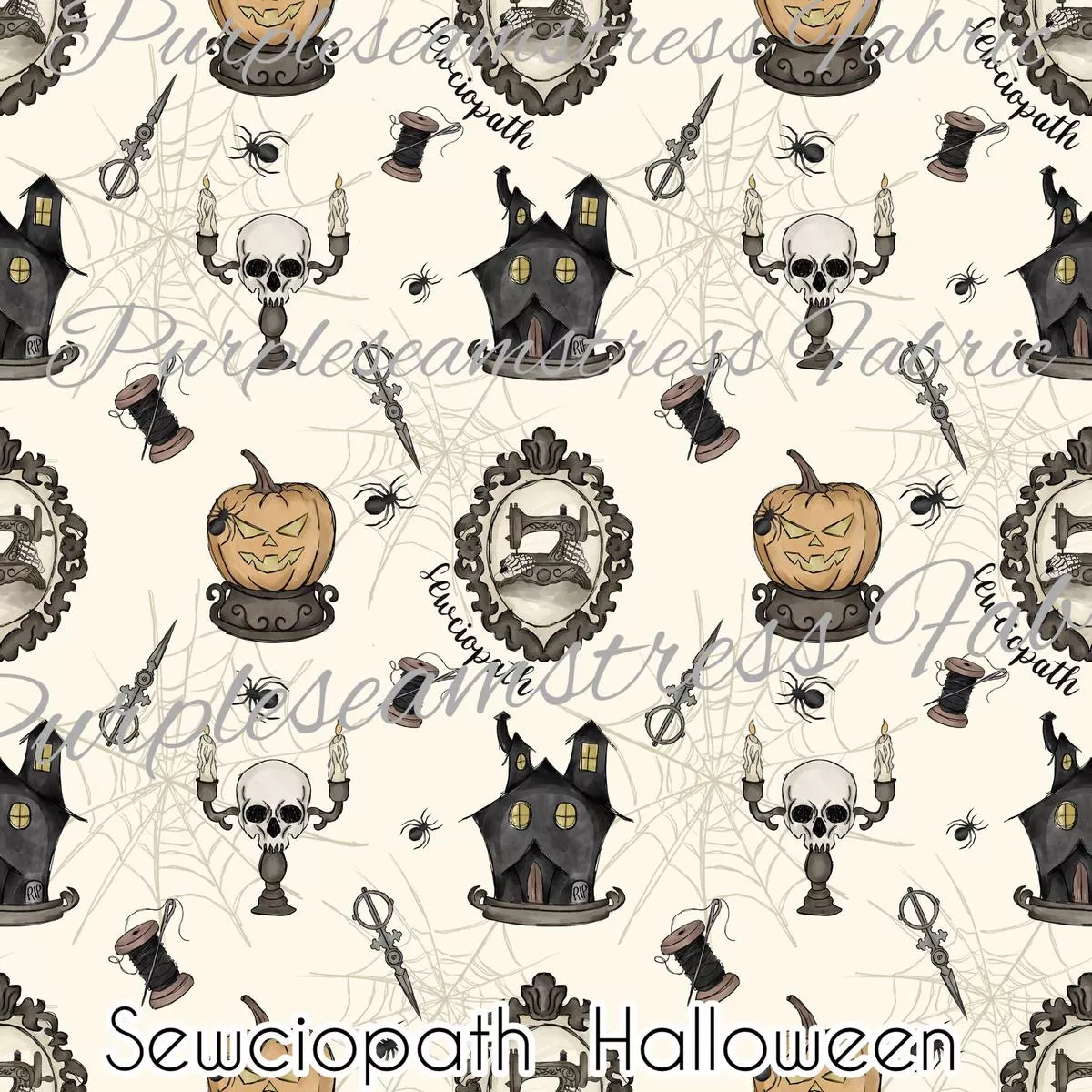 Sewciopath HalloweenFabric