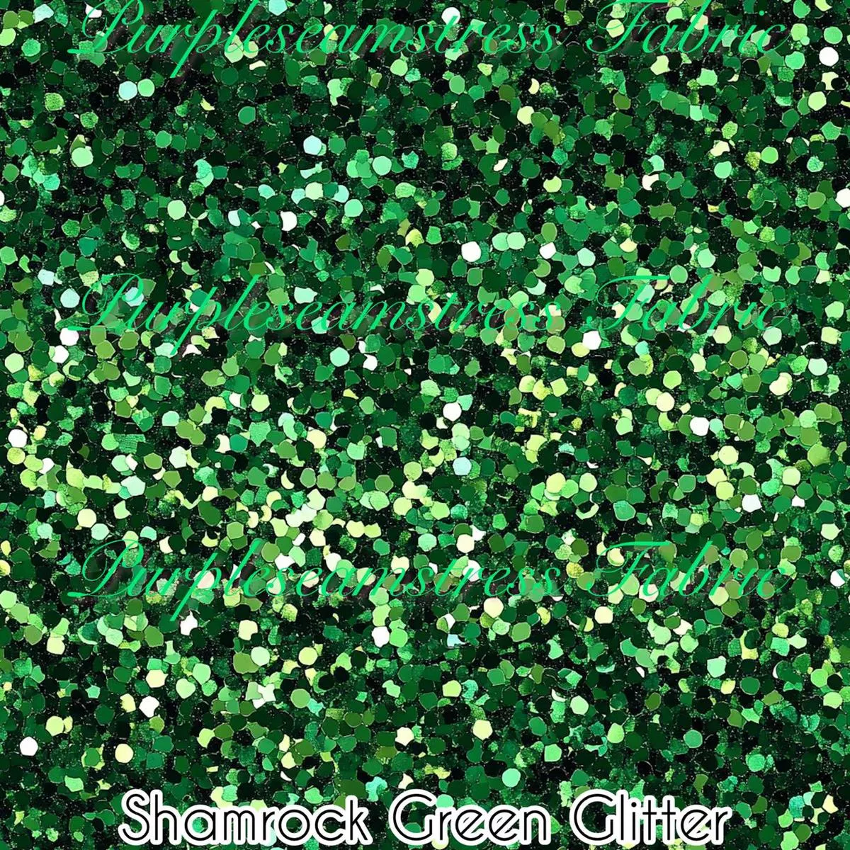 Shamrock Green GlitterFabric
