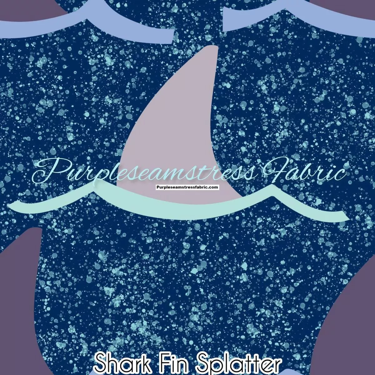 Shark Fin SplatterFabric
