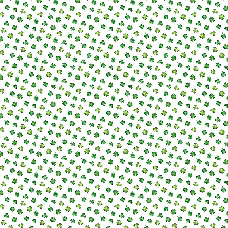 Shenanigans DP28640-10 Mini Shamrock White